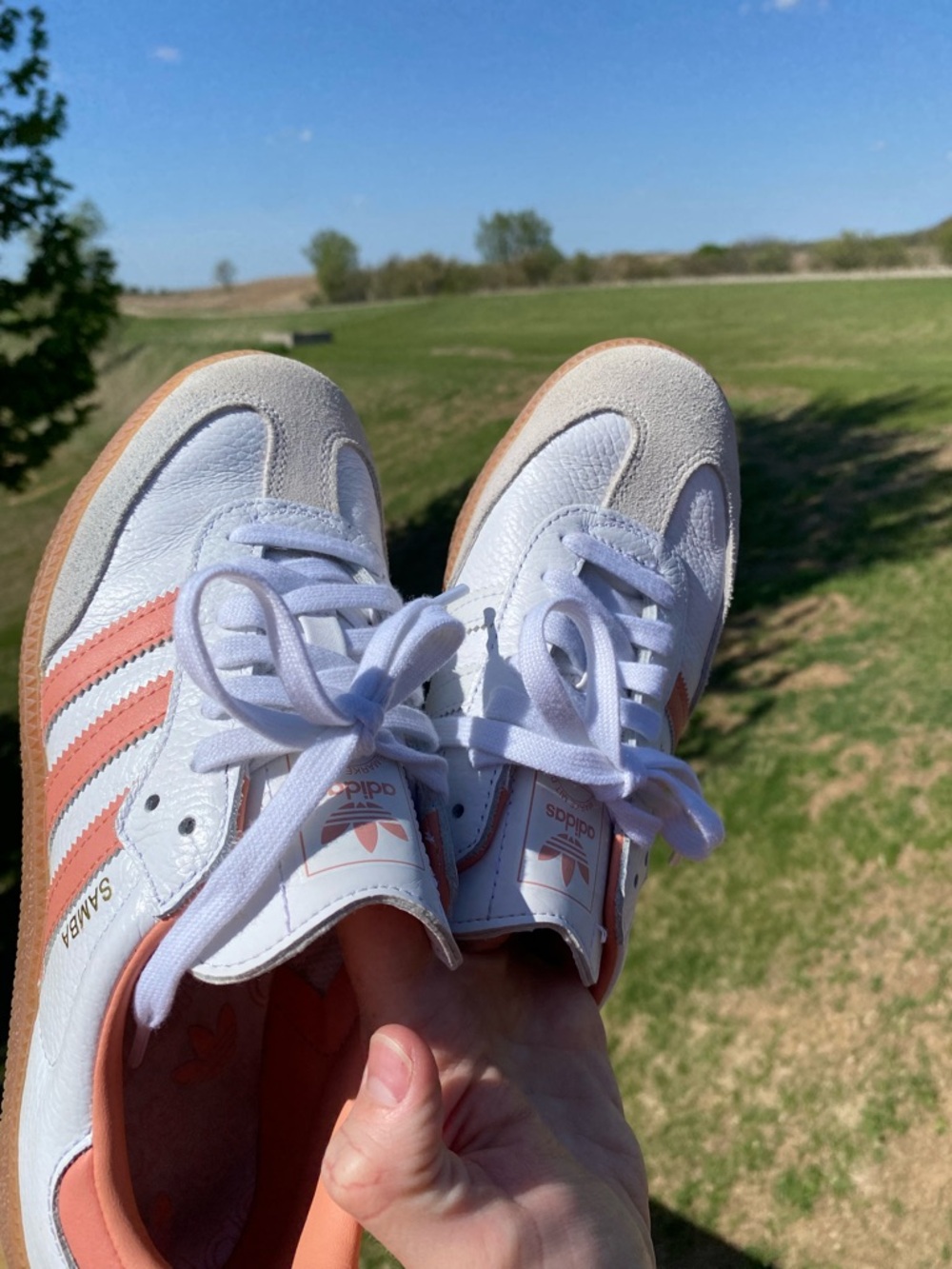 Adidas Samba OG White & Wonder Clay - Picture 6 of 7